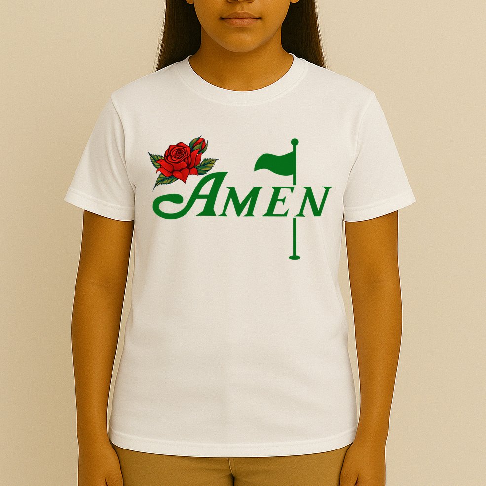 Masters Golf Tournament Golfing Amen Floral Master Golfer T-Shirt