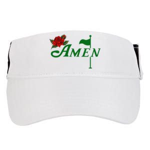 Masters Golf Tournament Golfing Amen Floral Master Golfer Adult Drive Performance Visor