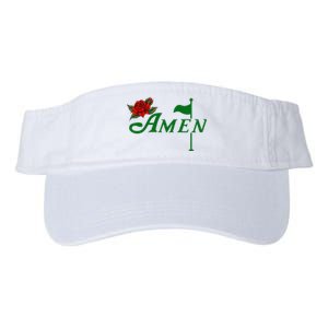 Masters Golf Tournament Golfing Amen Floral Master Golfer Valucap Bio-Washed Visor