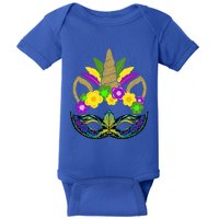 Mardi Gras Unicorn Party Costume Gift Baby Bodysuit