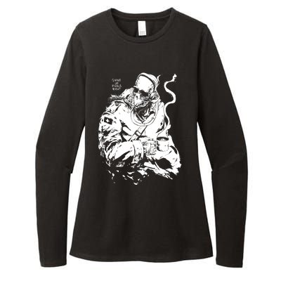 Massivefaceart Giving Up Feels Right Womens CVC Long Sleeve Shirt