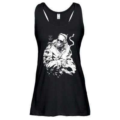 Massivefaceart Giving Up Feels Right Ladies Essential Flowy Tank