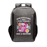Math Gives Us Hope That Every Problem Has a Solution Vector Backpack