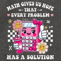 Math Gives Us Hope That Every Problem Has a Solution Vector Backpack