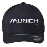 Munich Germany Vintage Retro Flexfit Unipanel Trucker Cap