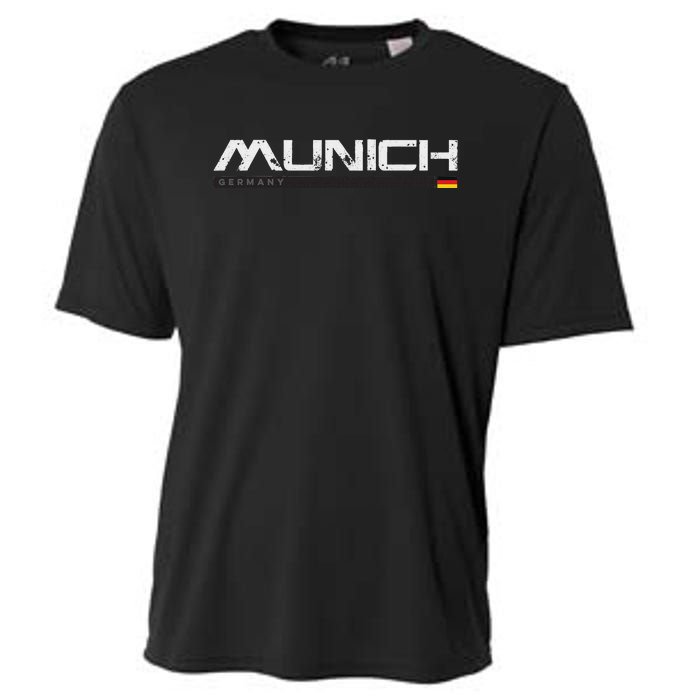 Munich Germany Vintage Retro Cooling Performance Crew T-Shirt