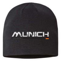 Munich Germany Vintage Retro Sustainable Beanie