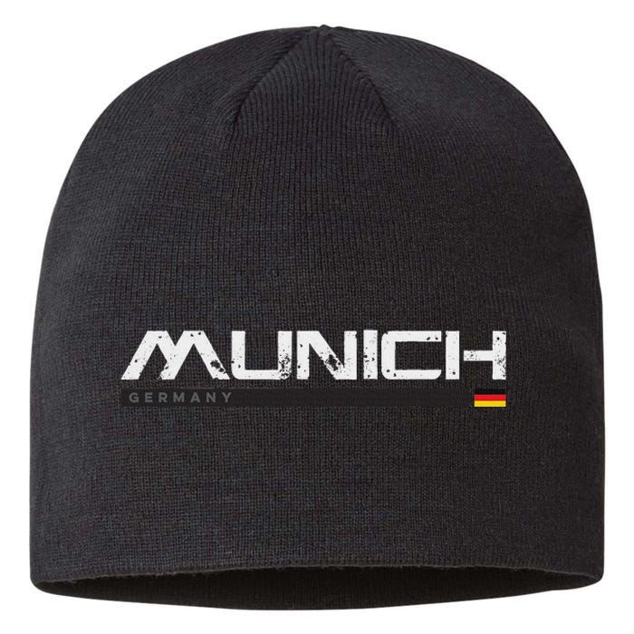 Munich Germany Vintage Retro Sustainable Beanie