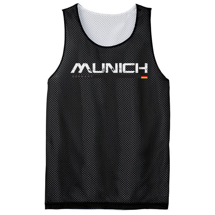 Munich Germany Vintage Retro Mesh Reversible Basketball Jersey Tank