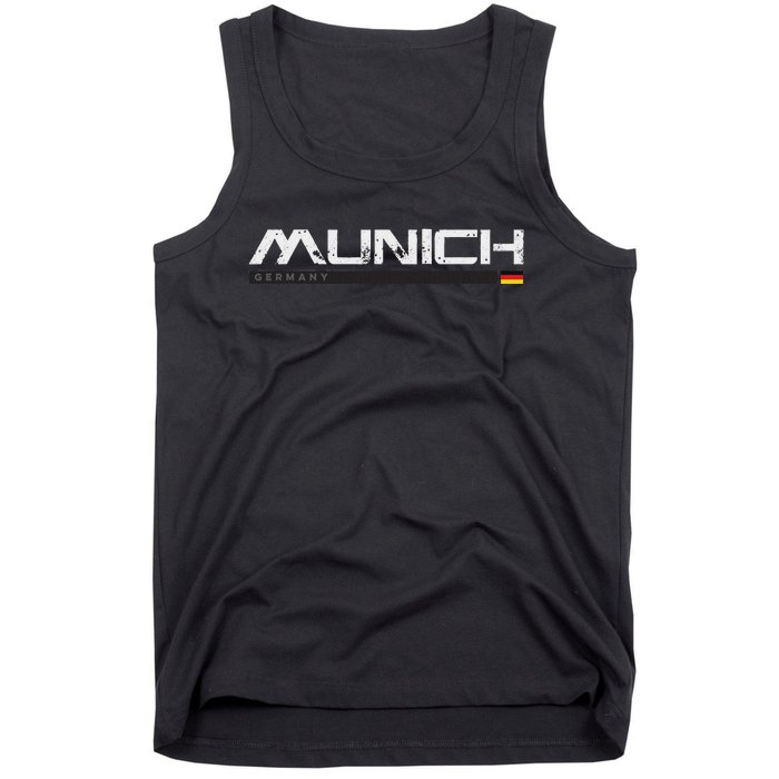 Munich Germany Vintage Retro Tank Top