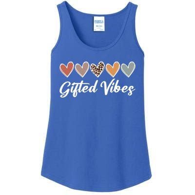 Matching Gifted Vibes Teacher Education Team School Squad Gift Ladies Essential Tank