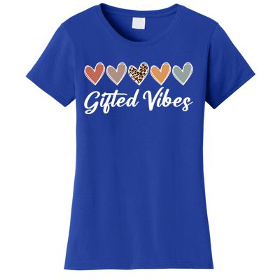 Matching Gifted Vibes Teacher Education Team School Squad Gift Women's T-Shirt