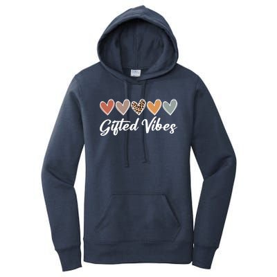 Matching Gifted Vibes Teacher Education Team School Squad Gift Women's Pullover Hoodie