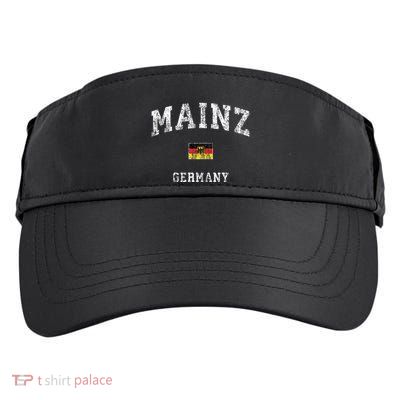 Mainz Germany Vintage Athletic Sports Adult Drive Performance Visor