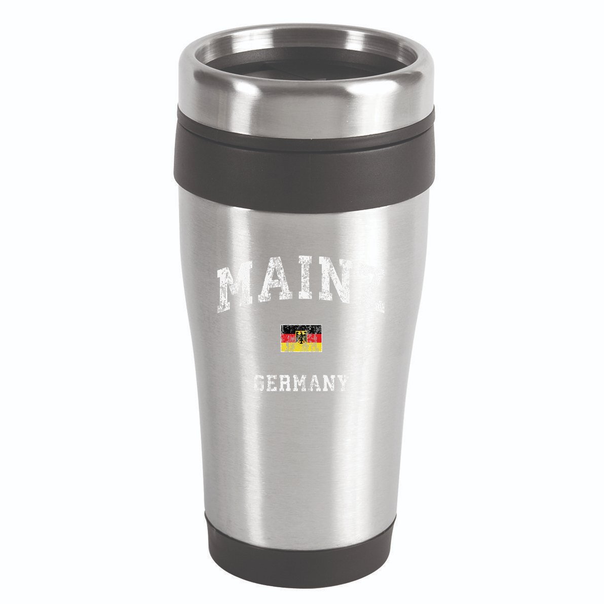 Mainz Germany Vintage Athletic Sports 16oz Travel Tumbler
