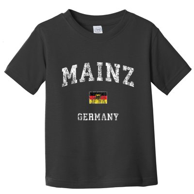 Mainz Germany Vintage Athletic Sports Toddler T-Shirt