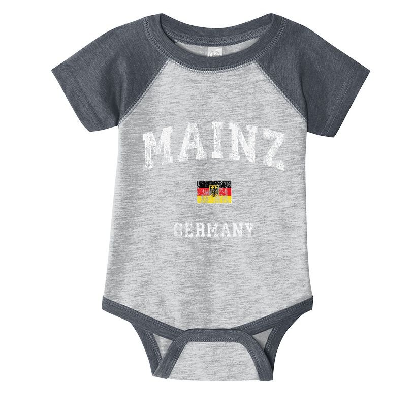 Mainz Germany Vintage Athletic Sports Infant Baby Jersey Bodysuit