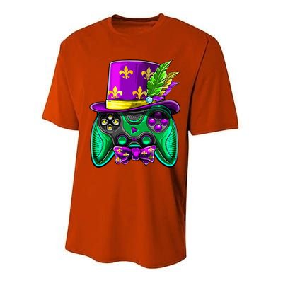 Mardi Gras Video Game Controller Jester Hat Costume Performance Sprint T-Shirt