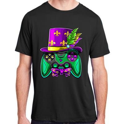 Mardi Gras Video Game Controller Jester Hat Costume Adult ChromaSoft Performance T-Shirt