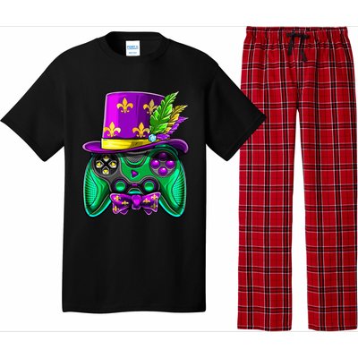 Mardi Gras Video Game Controller Jester Hat Costume Pajama Set