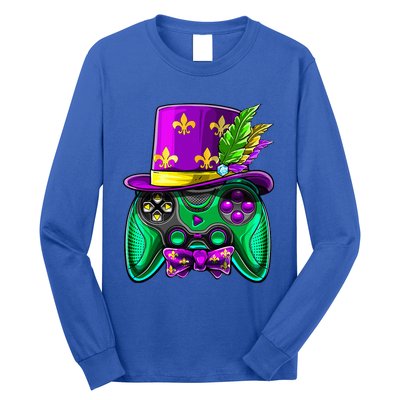 Mardi Gras Video Game Controller Jester Hat Costume Long Sleeve Shirt