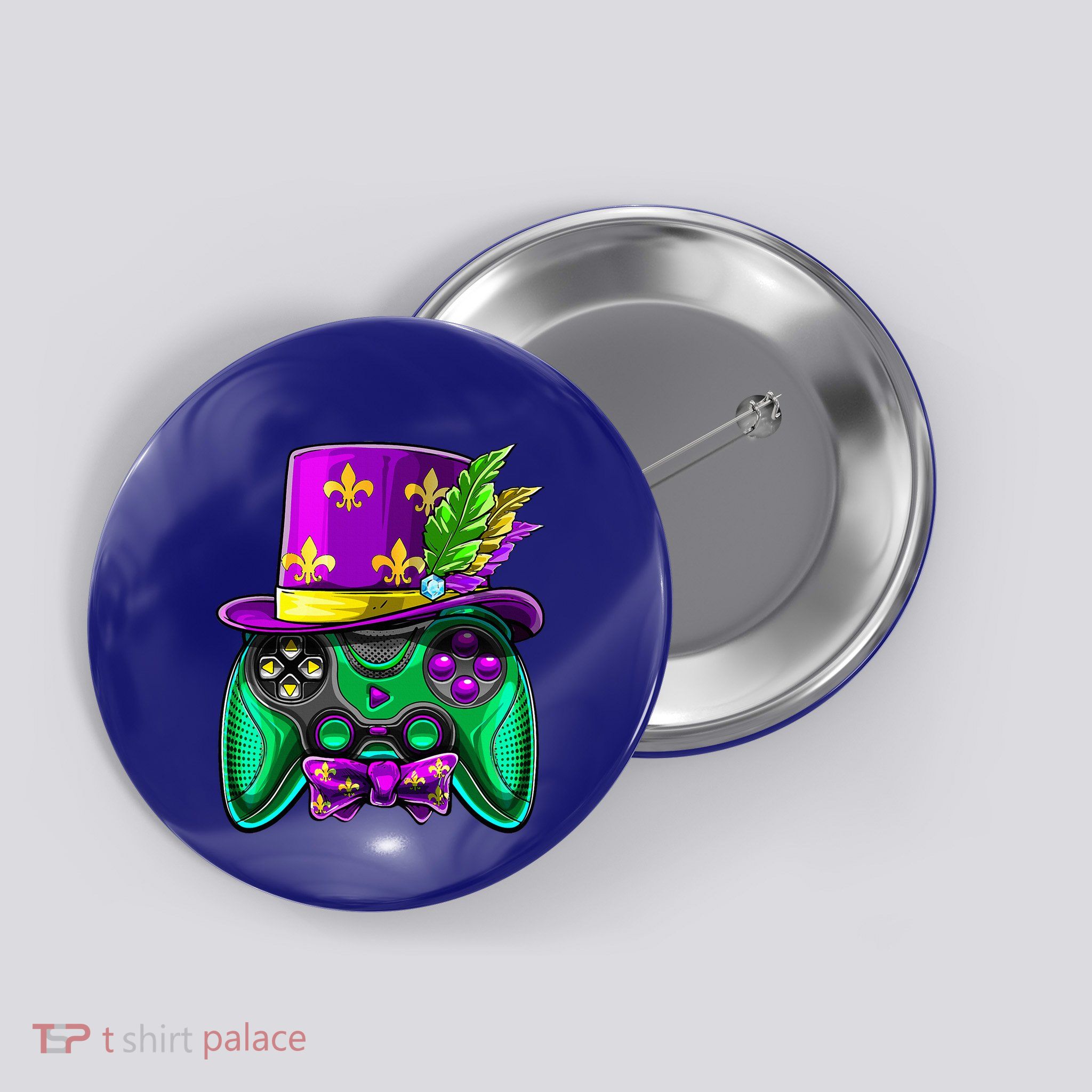 Mardi Gras Video Game Controller Jester Hat Costume Button