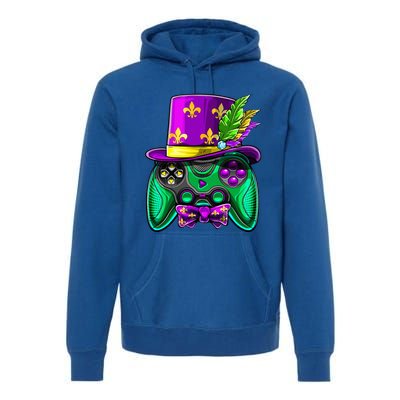 Mardi Gras Video Game Controller Jester Hat Costume Premium Hoodie