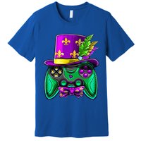 Mardi Gras Video Game Controller Jester Hat Costume Premium T-Shirt