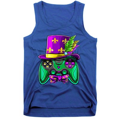 Mardi Gras Video Game Controller Jester Hat Costume Tank Top