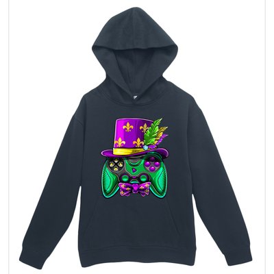 Mardi Gras Video Game Controller Jester Hat Costume Urban Pullover Hoodie