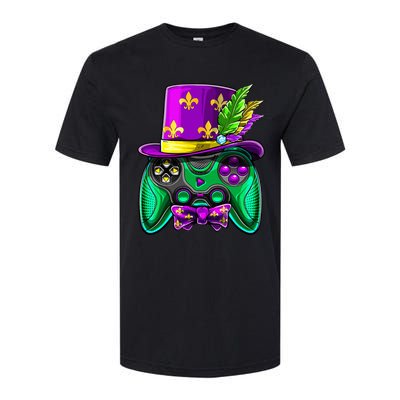 Mardi Gras Video Game Controller Jester Hat Costume Softstyle CVC T-Shirt