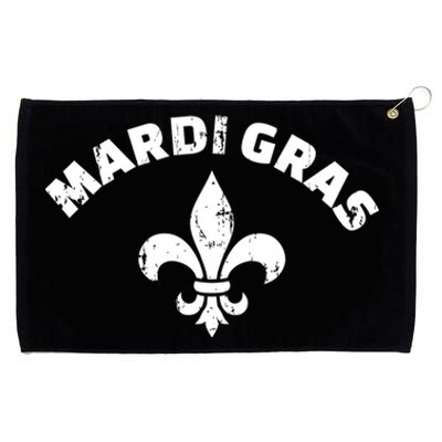 Mardi Gras Vintage Fleur De Lis Gift Grommeted Golf Towel