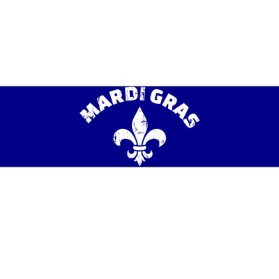 Mardi Gras Vintage Fleur De Lis Gift Bumper Sticker