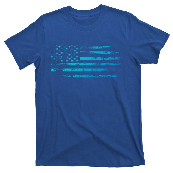 Meaningful Gift Vintage Usa Flags Patriotic T-Shirt