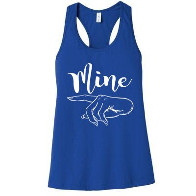 Mine Gift Valentine's Day Meaningful Gift Women's Racerback Tank