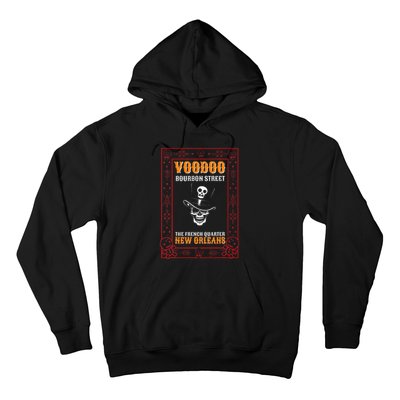 Mardi Gras Voodoo Lover Black Magic Carnival Fan Voodoo Doll Hoodie