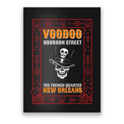 Mardi Gras Voodoo Lover Black Magic Carnival Fan Voodoo Doll Poster
