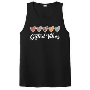 Matching Gifted Vibes Teacher Education Team School Squad Great Gift PosiCharge Competitor Tank