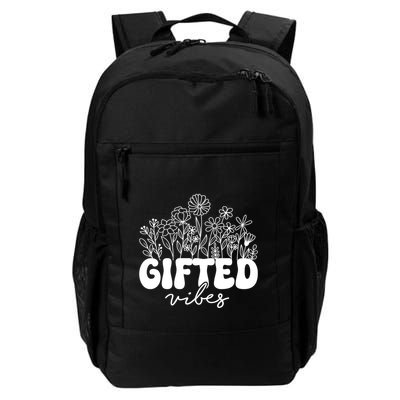 Matching Gifted Vibes Teacher Education Team School Squad Gift Daily Commute Backpack