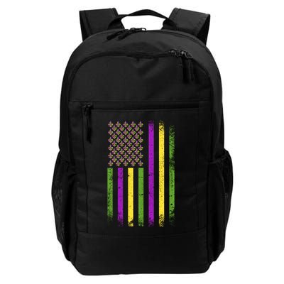 Mardi Gras Vintage Flag Celebration Backpack
