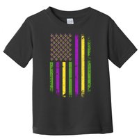 Mardi Gras Vintage Flag Celebration Toddler T-Shirt