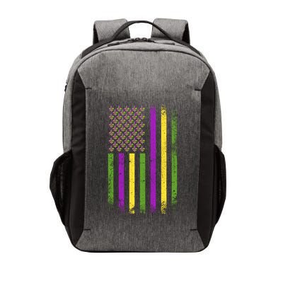 Mardi Gras Vintage Flag Celebration Vector Backpack