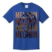 Melanin Graphic With Dashiki African Art Black History Meaningful Gift Kids T-Shirt