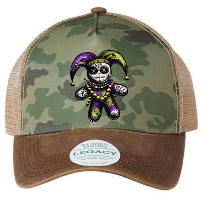 Mardi Gras Witch Doctor Goth Voodoo Doll Costume Legacy Tie Dye Trucker Hat