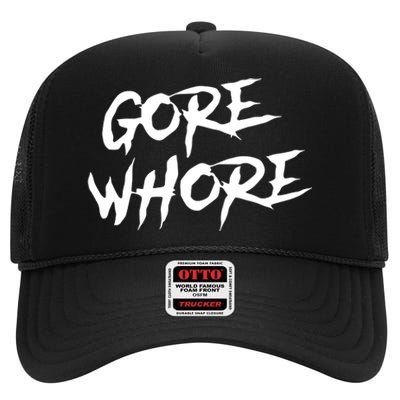 Metal Gore Whore High Crown Mesh Back Trucker Hat