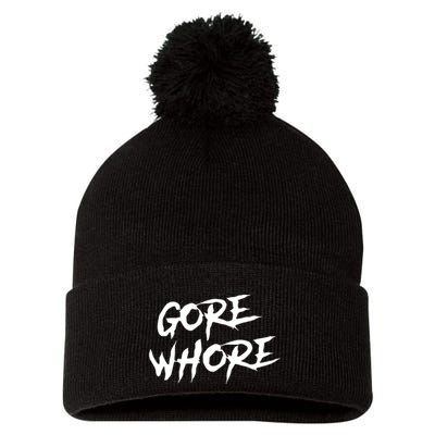 Metal Gore Whore Pom Pom 12in Knit Beanie