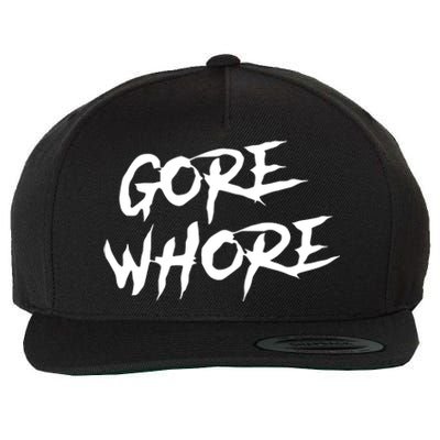 Metal Gore Whore Wool Snapback Cap