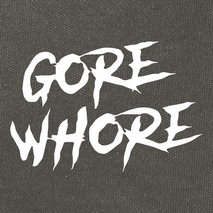 Metal Gore Whore Cotton Canvas Backpack