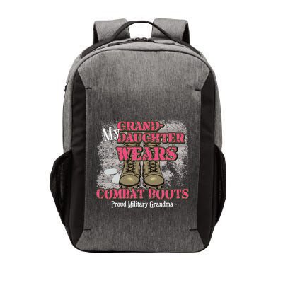 My Granddaughter Wears Combat Boots Proud Grandma Gifts  Vector Backpack