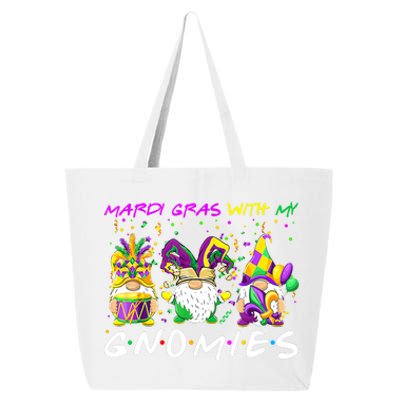 Mardi Gras With My Gnomies Three Gnome Costume Cute Gift 25L Jumbo Tote